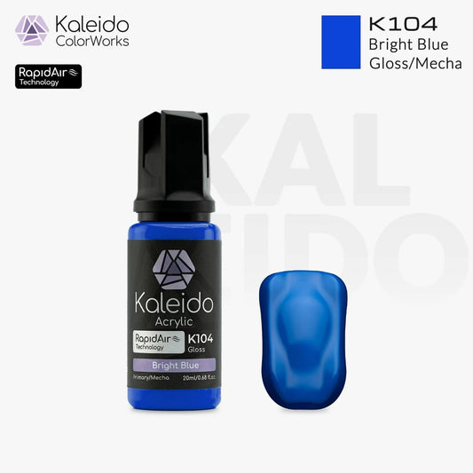 Gaahleri Kaleido ColorWorks K104 Bright Blue 20ml Acrylic Airbrush Paint