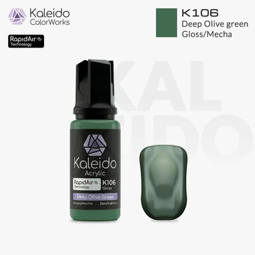 Gaahleri Kaleido ColorWorks K106 Deep Olive green 20ml Acrylic Airbrush Paint