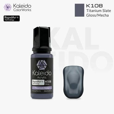 Gaahleri Kaleido ColorWorks K108 Titanium Slate 20ml Acrylic Airbrush Paint