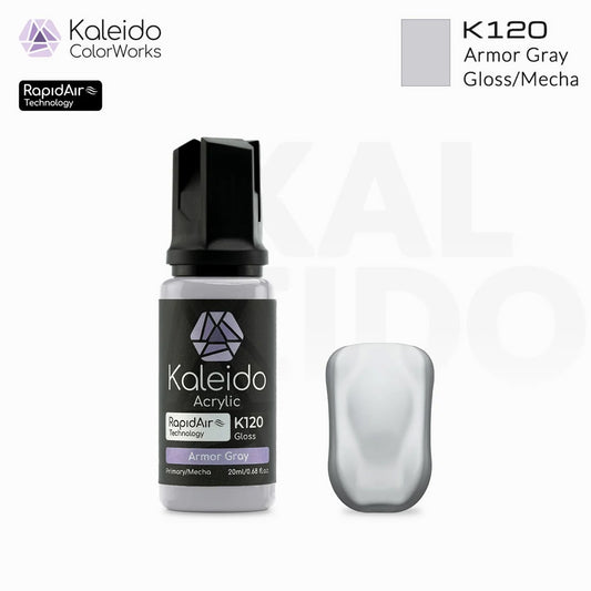 Gaahleri Kaleido ColorWorks K120 Armor Gray 20ml Acrylic Airbrush Paint