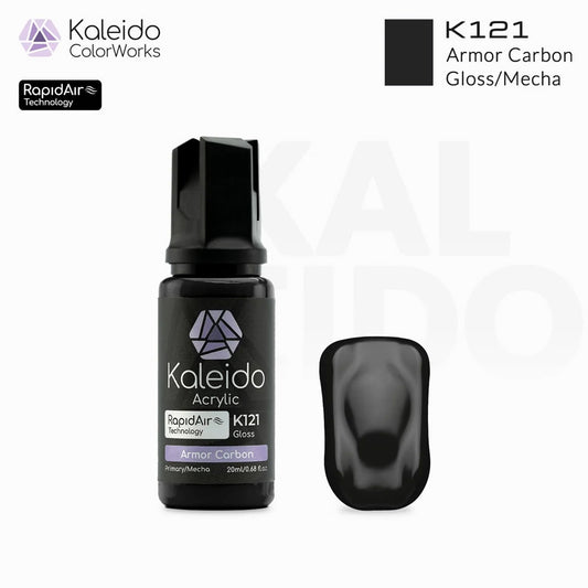 Gaahleri Kaleido ColorWorks K121 Armor Carbon 20ml Acrylic Airbrush Paint