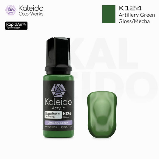 Gaahleri Kaleido ColorWorks K124 Artillery Green 20ml Acrylic Airbrush Paint