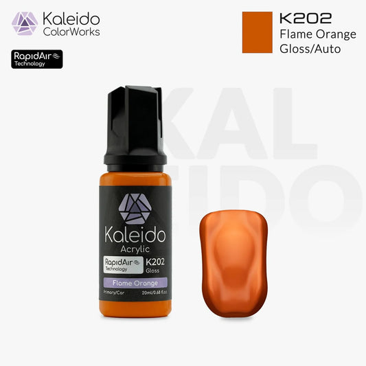 Gaahleri Kaleido ColorWorks K202 Flame Orange 20ml Acrylic Airbrush Paint