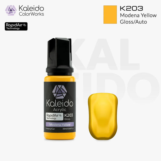 Gaahleri Kaleido ColorWorks K203 Modena Yellow 20ml Acrylic Airbrush Paint