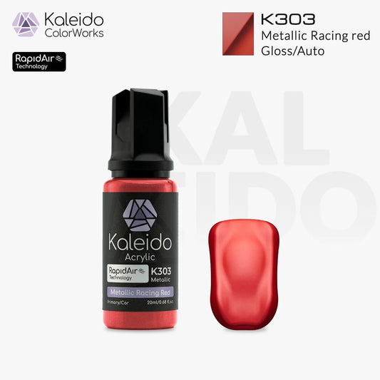Gaahleri Kaleido ColorWorks K303 Metallic Racing red 20ml Acrylic Airbrush Paint