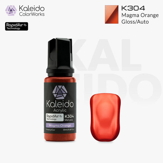 Gaahleri Kaleido ColorWorks K304 Magma Orange 20ml Acrylic Airbrush Paint