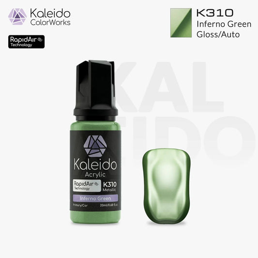 Gaahleri Kaleido ColorWorks K310 Inferno Green 20ml Acrylic Airbrush Paint