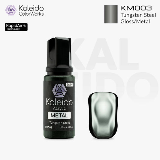 Gaahleri Kaleido ColorWorks KM003 Tungsten Steel 20ml Acrylic Airbrush Paint