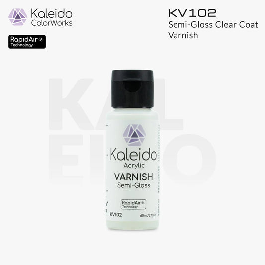 Gaahleri Kaleido ColorWorks Semi-Gloss Varnish Clear Coat 60ml KV102