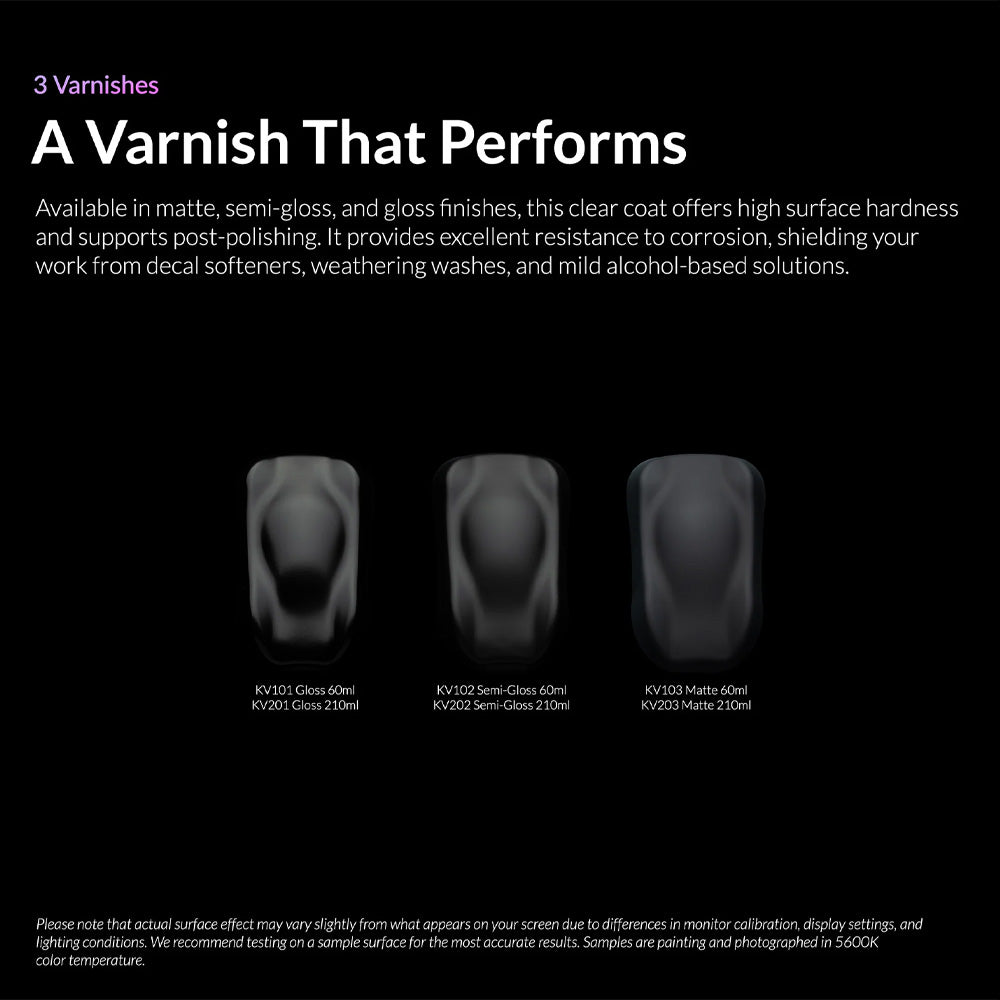 Gaahleri Kaleido ColorWorks Gloss Varnish Clear Coat 210ml KV201