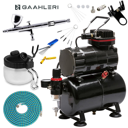 Gaahleri GHAD-39 Airbrush Standard Compressor Bundle Kit
