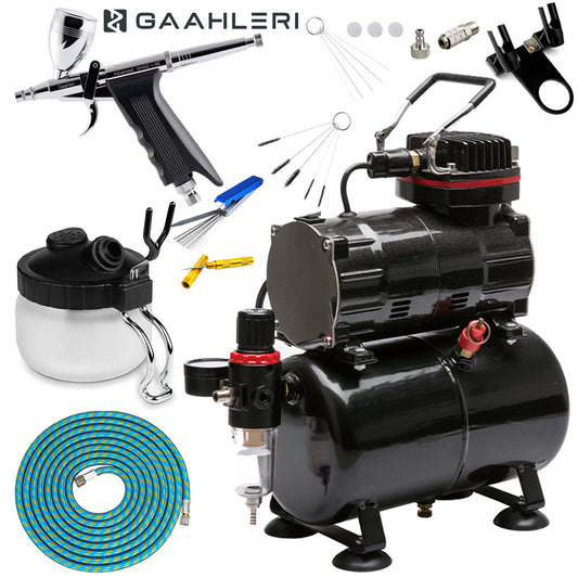 Gaahleri GHAD-68 Airbrush Standard Compressor Bundle Kit