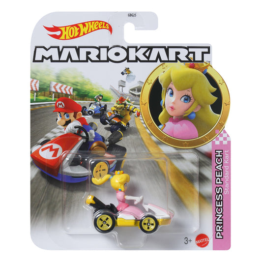 Hot Wheels Mariokart: Princess Peach 1:64 Diecast Car Mattel GBG28
