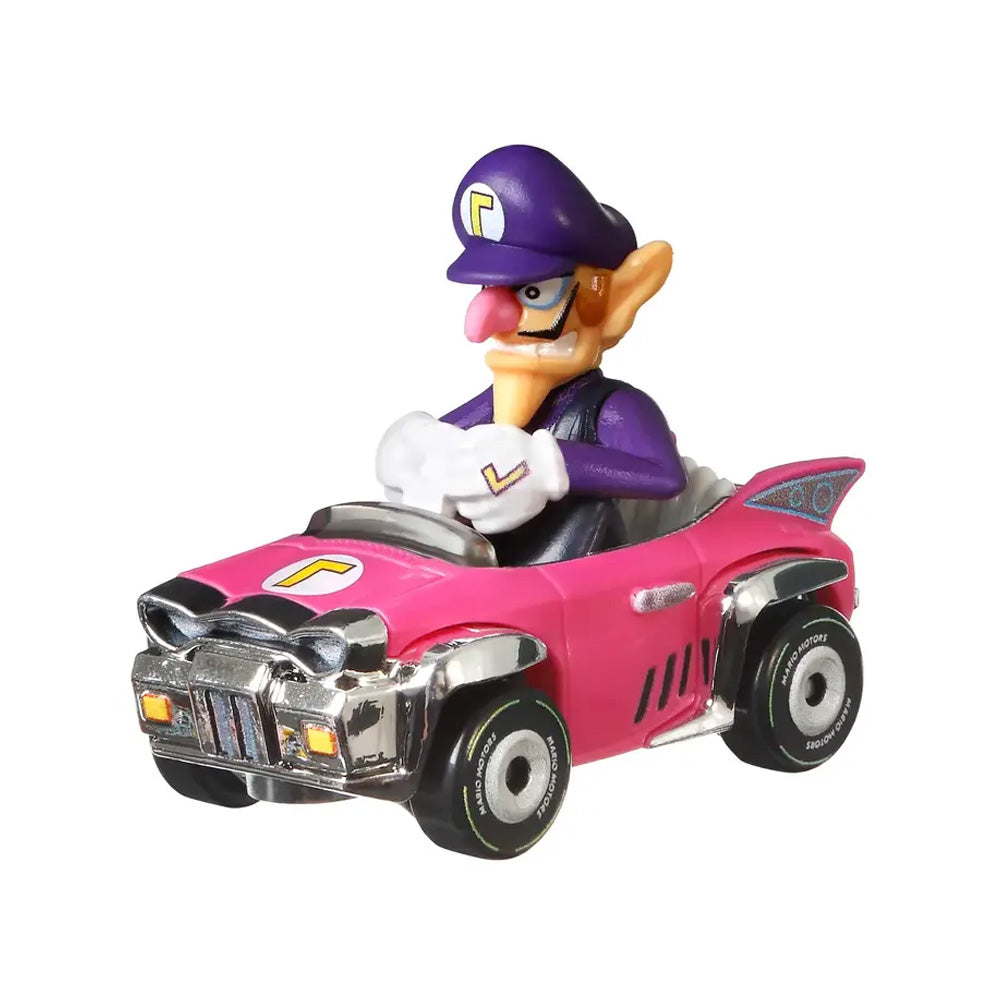Hot Wheels Mariokart: Waluigi Badwagon 1:64 Diecast Car Mattel GJH54