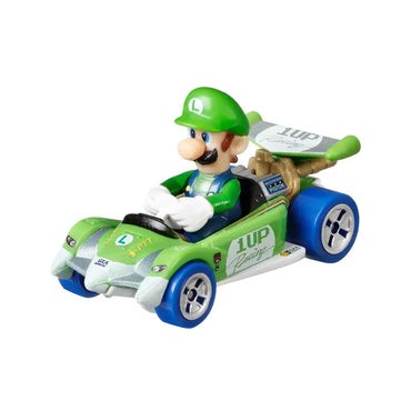 Hot Wheels Mariokart: Luigi Circuit Special 1:64 Diecast Car Mattel GRN18