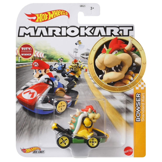 Hot Wheels Mariokart: Bowser 1:64 Diecast Car Mattel GRN20