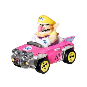 Hot Wheels Mariokart: Wario Badwagon 1:64 Diecast Car Mattel GRN22