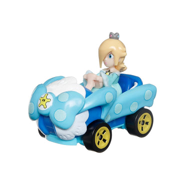 Hot Wheels Mariokart: Rosalina Birthday Girl 1:64 Diecast Car Mattel HBD32