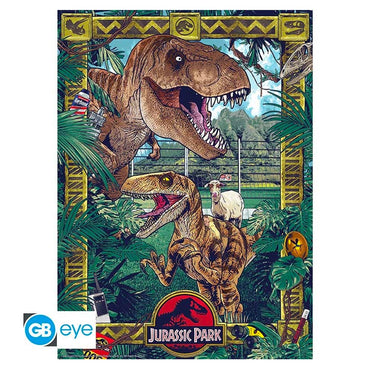 JURASSIC PARK Set 2 Chibi Posters 52cm x 38cm - Gates and Biodiversity GBYDCO041