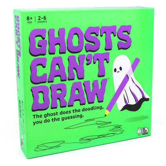 Ghosts Cant Draw Party Board Game - 20min | 2-6 Players | Age 10+