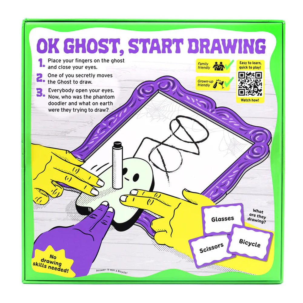Ghosts Cant Draw Party Board Game - 20min | 2-6 Players | Age 10+