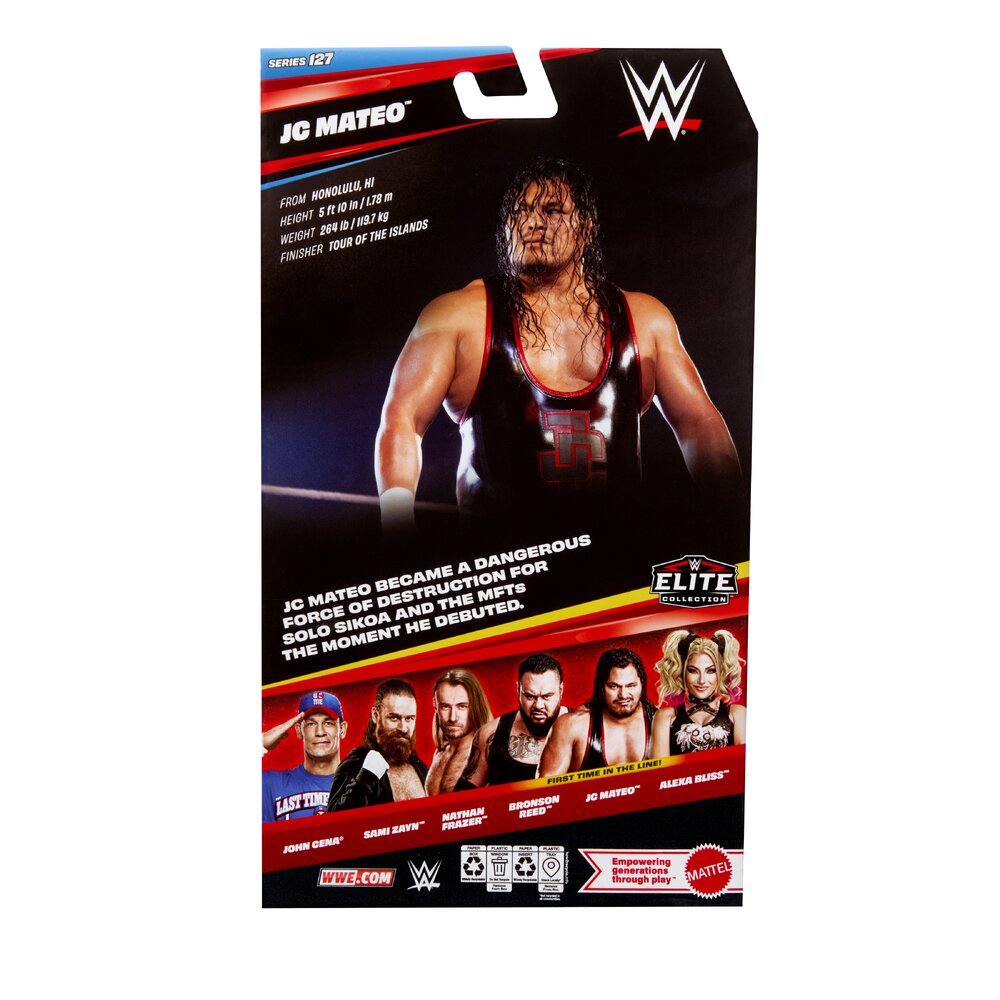 WWE Elite Collection JC Mateo 6" Figure - Series 127 Mattel JHT98