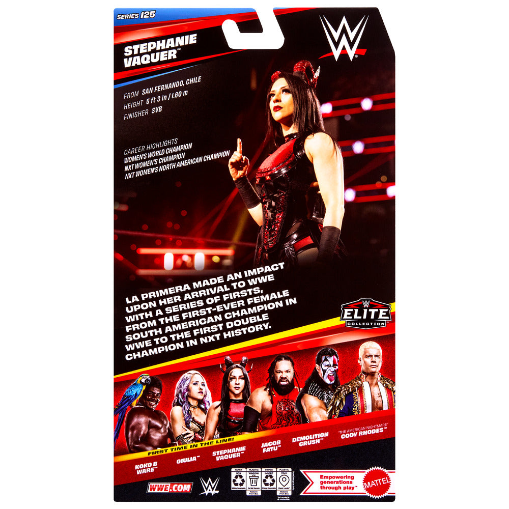 WWE Elite Stephanie Vaquer 6" Figure - Series 125 Mattel JHT83