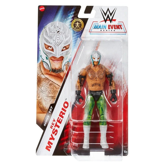 WWE Main Event: Rey Mysterio 6" Figure - Series 157 Mattel JGD37