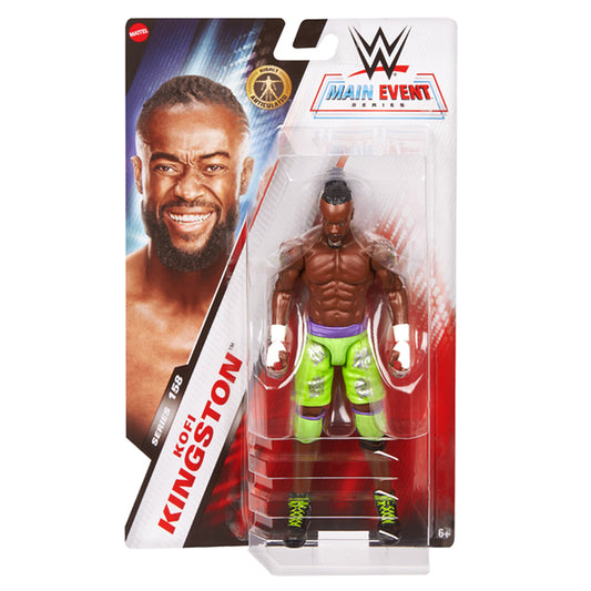 WWE Main Event: Kofi Kingston 6" Figure - Series 158 Mattel JGD42