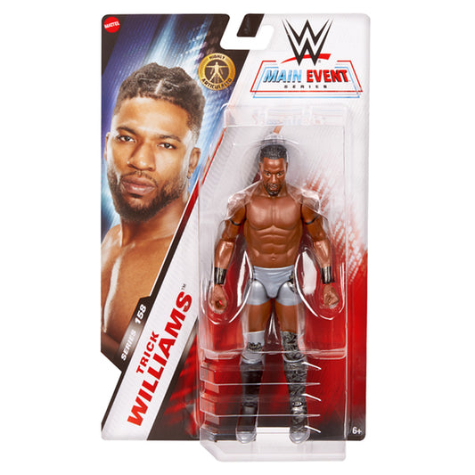 WWE Main Event: Trick Williams 6" Figure - Series 158 Mattel JGD43