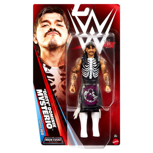 WWE Main Event: "Dirty" Dominik Mysterio 6" Figure - Series 160 Mattel JHH85