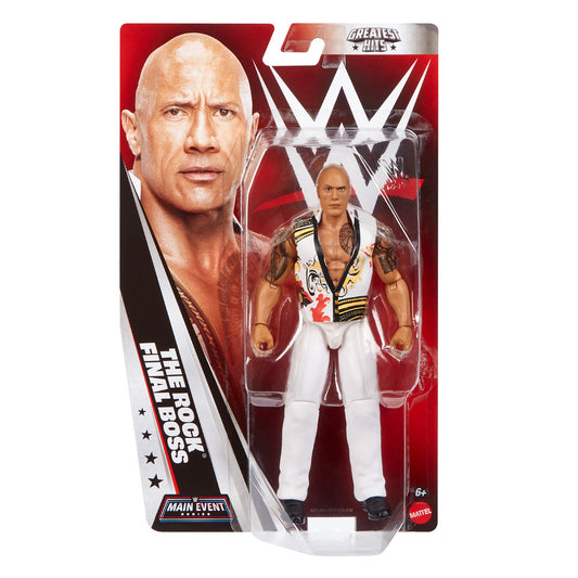WWE Main Event Greatest Hits: The Rock 6" Figure Mattel JHJ13