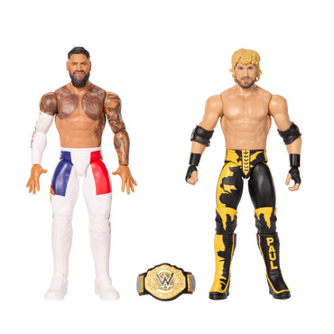 WWE Main Event Showdown 2-Pack Jey Uso vs Logan Paul S27 Mattel JHJ63
