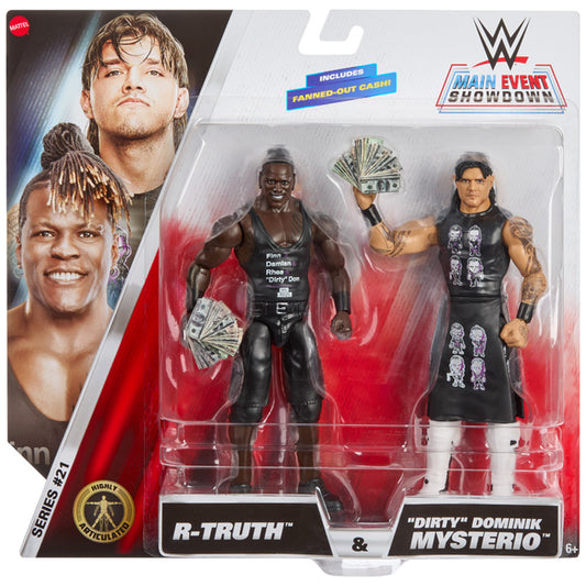WWE Main Event Showdown: R-Truth & "Dirty" Dominik Mysterio 2-Pack S21 JGD57