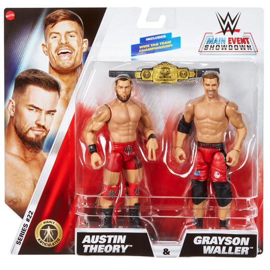 WWE Main Event Showdown: Austin Theory & Grayson Waller 2-Pack S22 JGD60