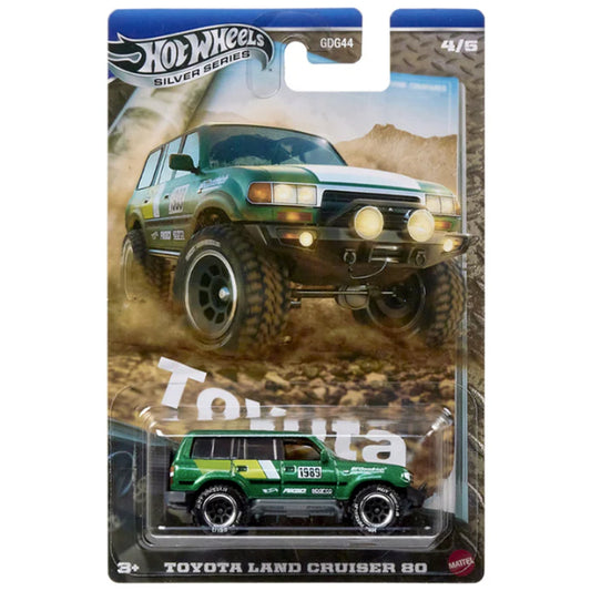 Hot Wheels Silver Series - Toyota: Land Cruiser 80 JCB74 4/5