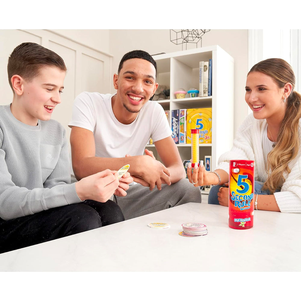 5 Second Rule - Mini Travel Card Game Age 8+ 2+ Players PlayMonster