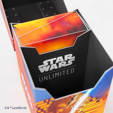 Gamegenic Star Wars: Unlimited Soft Crate Deck Box - Luke/Vader