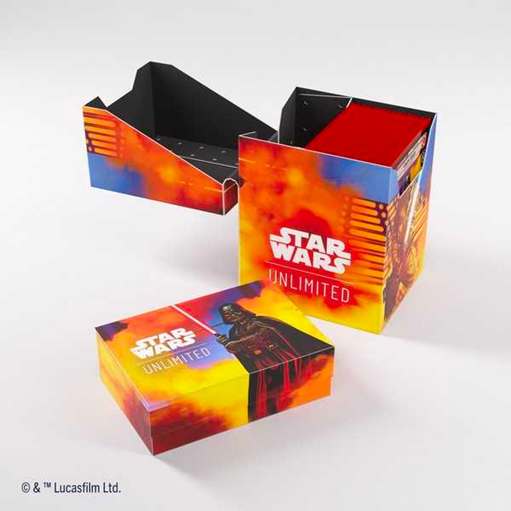 Gamegenic Star Wars: Unlimited Soft Crate Deck Box - Luke/Vader