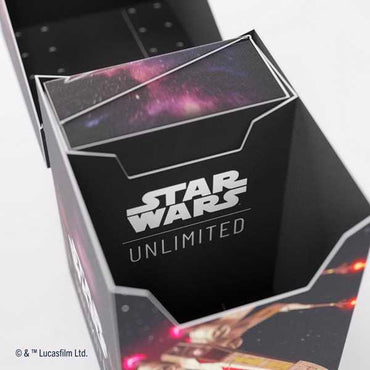 Gamegenic Star Wars: Unlimited Soft Crate Deck Box - X-Wing/Tie Fighter