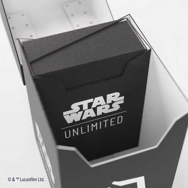 Gamegenic Star Wars: Unlimited Soft Crate Deck Box - Black/White