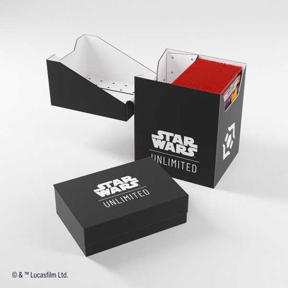 Gamegenic Star Wars: Unlimited Soft Crate Deck Box - Black/White