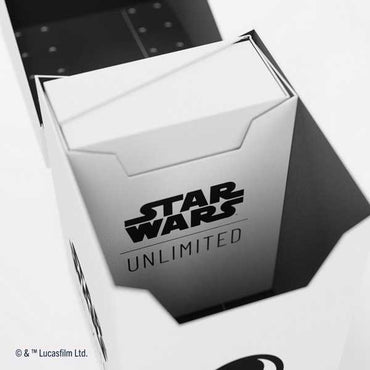 Gamegenic Star Wars: Unlimited Soft Crate Deck Box - White/Black