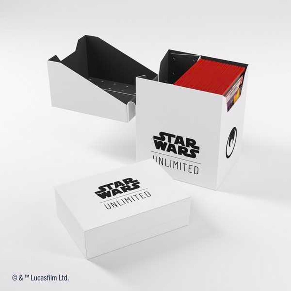 Gamegenic Star Wars: Unlimited Soft Crate Deck Box - White/Black