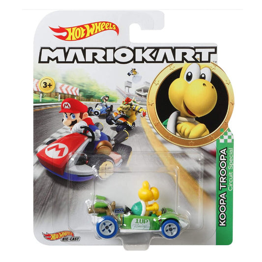 Hot Wheels Koopa Troopa Circuit Special Mario Kart Diecast Model GGV85