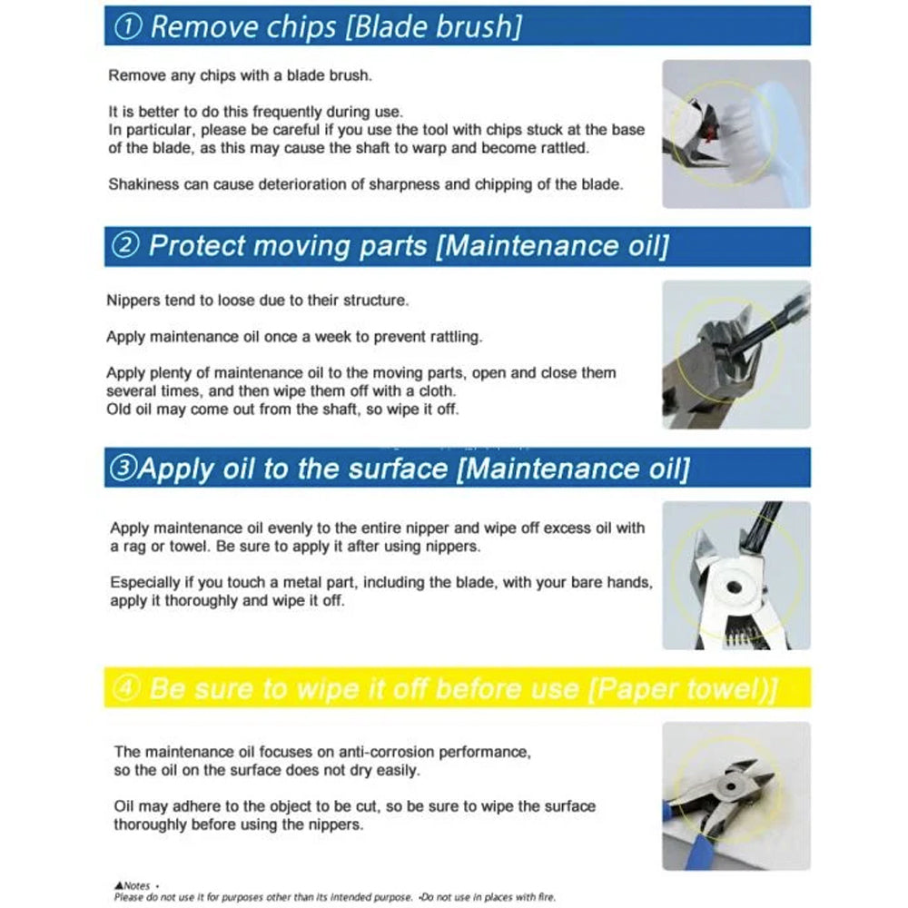 GodHand Maintenance Oil 5ml Nipper Rust Protection & Lubrication