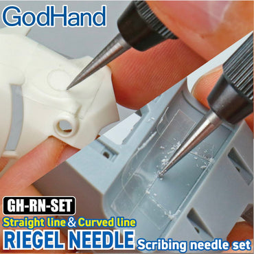 GodHand Riegel Carving Needle Set Curved & Straight GH-RN-SET