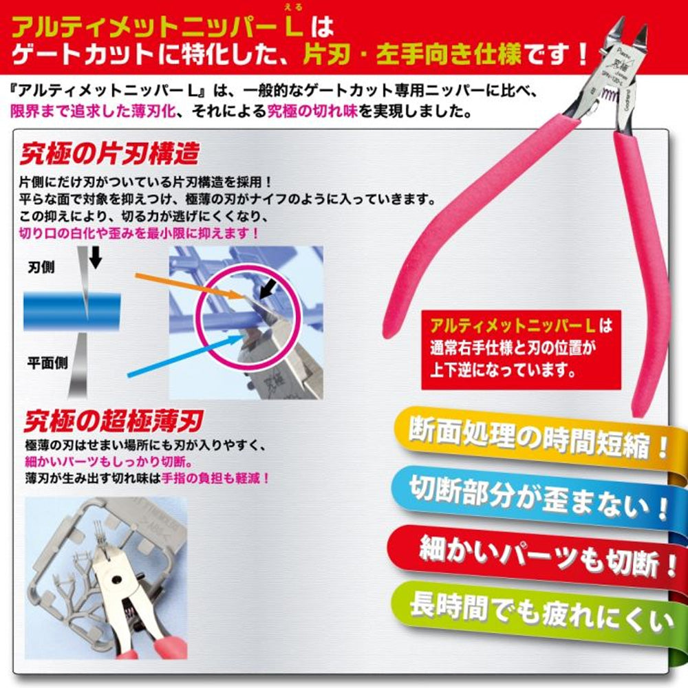 GodHand SPN-120 Left-Handed Ultimate Nipper 5.0