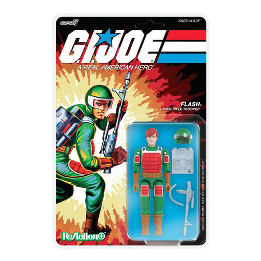 Super7 G.I. Joe ReAction+ Wave 7 - Flash (Comic) Action Figure