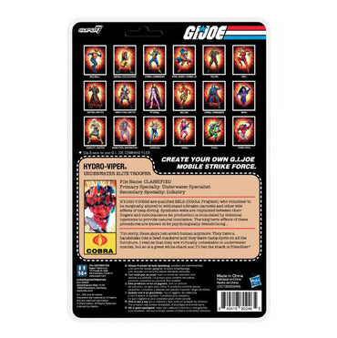 Super7 G.I. Joe ReAction+ Wave 7 - Hydro Viper (Comic) Action Figure